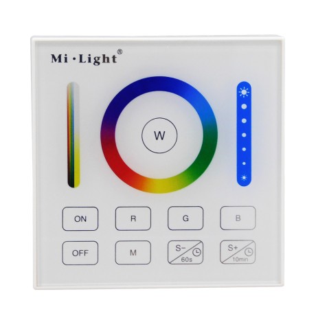 Mi-Light B0 LED RGBW+WW+CCT Smart Ασύρματο Χειριστήριο Αφής 2.4G RF Φορητό/Τοίχου με Μπαταρία για όλα τα Mi-Light Controller Box