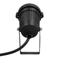 Προβολάκι Κήπου Καρφωτό - Δαπέδου Bridgelux COB LED 10W 1000lm 35° DC 12V Αδιάβροχο IP67 Ultra Κόκκινο Dimmable