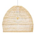 GLOBOSTAR® MALIBU  Boho Κρεμαστό Φωτιστικό Οροφής με Ντουί 1 x E27 AC 220-240V IP20 - Μπεζ - Μ40 x Π40 x Υ35cm