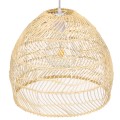 GLOBOSTAR® MALIBU  Boho Κρεμαστό Φωτιστικό Οροφής με Ντουί 1 x E27 AC 220-240V IP20 - Μπεζ - Μ40 x Π40 x Υ35cm