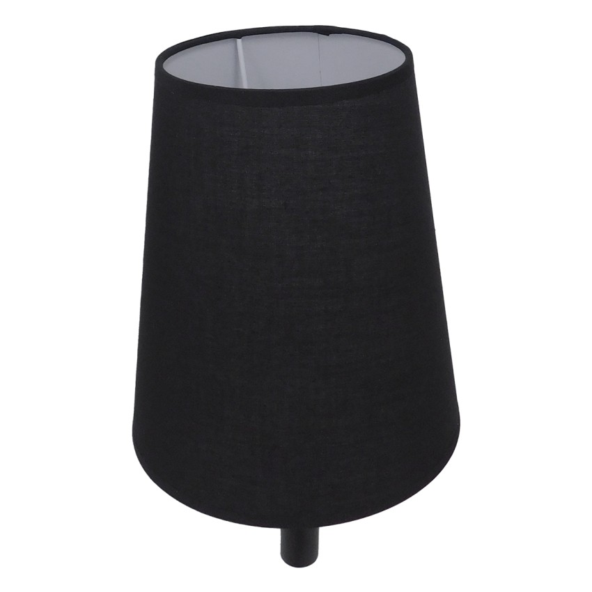 GLOBOSTAR® LYDFORD  Μοντέρνο Φωτιστικό Τοίχου - Απλίκα με Ντουί 1 x E27 AC 220-240V IP20 - Μαύρο - Μ20 x Π28 x Υ36cm