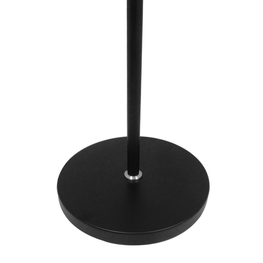 GLOBOSTAR® RIBBON  Μοντέρνο Επιδαπέδιο Φωτιστικό με Ντουί 1 x E27 AC 220-240V IP20 - Μαύρο & Μπεζ - Μ13 x Π13 x Υ164cm