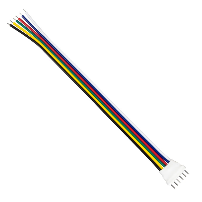 Καλώδιο Σύνδεσης Connector RGB+CCT με 15cm Καλώδιο 6 PIN