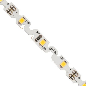Ταινία LED Τύπου S Ζιγκ Ζαγκ SMD 2835 5m 6W/m 60LED/m 924lm/m 120° DC 12V IP20 Θερμό Λευκό 3000K