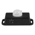 GLOBOSTAR® SENSORE  Ανιχνευτής PIR / Αισθητήρας Κίνησης 180° DC 12-24V 6A 144W Max IP20 - Μ7.6 x Π4.5 x Υ3.3cm