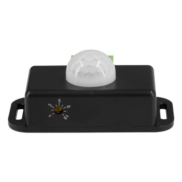 GLOBOSTAR® SENSORE  Ανιχνευτής PIR / Αισθητήρας Κίνησης 180° DC 12-24V 6A 144W Max IP20 - Μ7.6 x Π4.5 x Υ3.3cm