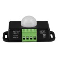 GLOBOSTAR® SENSORE  Ανιχνευτής PIR / Αισθητήρας Κίνησης 180° DC 12-24V 6A 144W Max IP20 - Μ7.6 x Π4.5 x Υ3.3cm