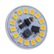 GLOBOSTAR® G4BACK  Λάμπα G4 LED 3W 300lm 120° DC 12-24V IP20 Θερμό Λευκό 2700K Dimmable - Sanan SMD Chip - Side Pin - Μ2.9 x Π2.9 x Υ0.8cm