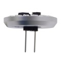 GLOBOSTAR® G4BACK  Λάμπα G4 LED 3W 300lm 120° DC 12-24V IP20 Θερμό Λευκό 2700K Dimmable - Sanan SMD Chip - Side Pin - Μ2.9 x Π2.9 x Υ0.8cm