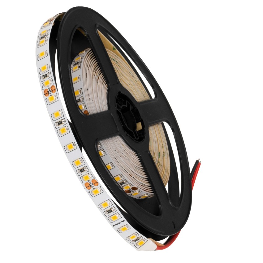 GLOBOSTAR® LUXA  Ταινία LED 8W/m 880lm/m 120° DC 24V IP20 120 x SMD2835 Chip/m Θερμό Λευκό 2700K Dimmable - Sanan SMD Chip - Μ500 x Π0.8 x Υ0.2cm - Ρολό 5 Μέτρων