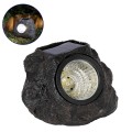 Αυτόνομο Ηλιακό Φωτιστικό LED SMD 1W 100lm με Ενσωματωμένη Μπαταρία 600mAh - Φωτοβολταϊκό Πάνελ με Αισθητήρα Ημέρας-Νύχτας Αδιάβροχο IP65 Διακοσμητική Πέτρα - Βράχος Κήπου Ψυχρό Λευκό 6000K
