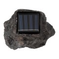 Αυτόνομο Ηλιακό Φωτιστικό LED SMD 1W 100lm με Ενσωματωμένη Μπαταρία 600mAh - Φωτοβολταϊκό Πάνελ με Αισθητήρα Ημέρας-Νύχτας Αδιάβροχο IP65 Διακοσμητική Πέτρα - Βράχος Κήπου Ψυχρό Λευκό 6000K