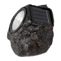 Αυτόνομο Ηλιακό Φωτιστικό LED SMD 1W 100lm με Ενσωματωμένη Μπαταρία 600mAh - Φωτοβολταϊκό Πάνελ με Αισθητήρα Ημέρας-Νύχτας Αδιάβροχο IP65 Διακοσμητική Πέτρα - Βράχος Κήπου Ψυχρό Λευκό 6000K