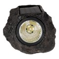 Αυτόνομο Ηλιακό Φωτιστικό LED SMD 1W 100lm με Ενσωματωμένη Μπαταρία 600mAh - Φωτοβολταϊκό Πάνελ με Αισθητήρα Ημέρας-Νύχτας Αδιάβροχο IP65 Διακοσμητική Πέτρα - Βράχος Κήπου Ψυχρό Λευκό 6000K