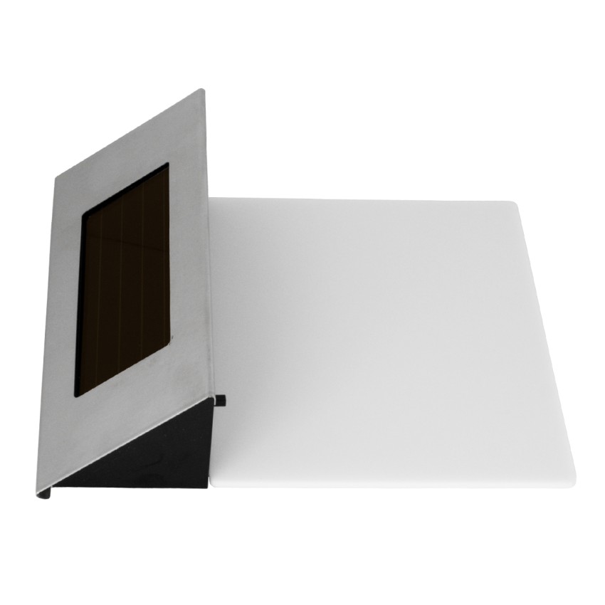 Αυτόνομο Ηλιακό Φωτιστικό LED SMD 1W 100lm με Ενσωματωμένη Μπαταρία 600mAh - Φωτοβολταϊκό Πάνελ με Αισθητήρα Ημέρας-Νύχτας για Αρίθμηση Διεύθυνσης Δρόμου Αδιάβροχο IP65 Ψυχρό Λευκό 6000K