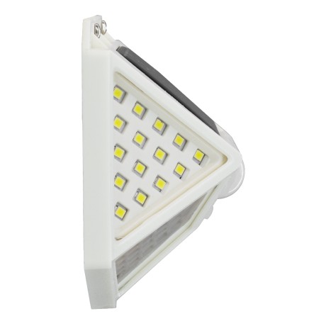 Αυτόνομο Ηλιακό Φωτιστικό LED SMD 10W 1000lm με Ενσωματωμένη Μπαταρία 1200mAh - Φωτοβολταϊκό Πάνελ με Αισθητήρα Ημέρας-Νύχτας και PIR Αισθητήρα Κίνησης Αδιάβροχο IP65 Ψυχρό Λευκό 6000K