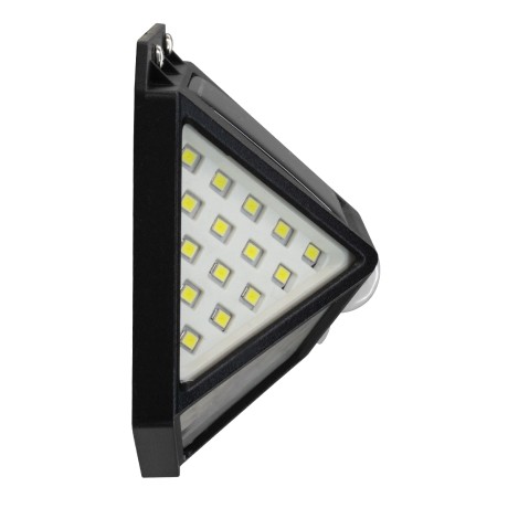 Αυτόνομο Ηλιακό Φωτιστικό LED SMD 10W 1000lm με Ενσωματωμένη Μπαταρία 1200mAh - Φωτοβολταϊκό Πάνελ με Αισθητήρα Ημέρας-Νύχτας και PIR Αισθητήρα Κίνησης Αδιάβροχο IP65 Ψυχρό Λευκό 6000K
