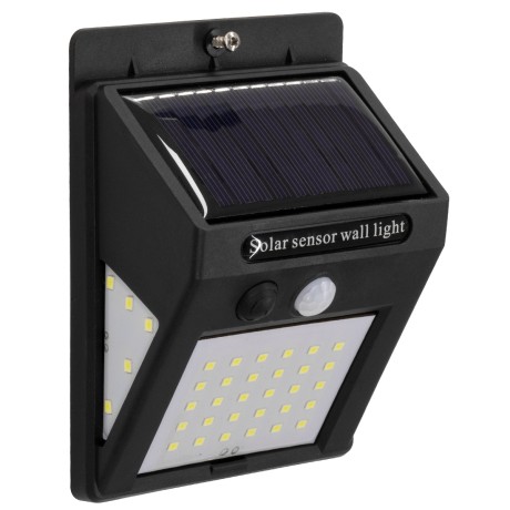Αυτόνομο Ηλιακό Φωτιστικό LED SMD 8W 800lm με Ενσωματωμένη Μπαταρία 1200mAh - Φωτοβολταϊκό Πάνελ με Αισθητήρα Ημέρας-Νύχτας και PIR Αισθητήρα Κίνησης Αδιάβροχο IP65 Ψυχρό Λευκό 6000K