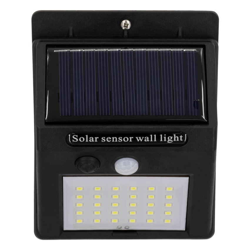Αυτόνομο Ηλιακό Φωτιστικό LED SMD 8W 800lm με Ενσωματωμένη Μπαταρία 1200mAh - Φωτοβολταϊκό Πάνελ με Αισθητήρα Ημέρας-Νύχτας και PIR Αισθητήρα Κίνησης Αδιάβροχο IP65 Ψυχρό Λευκό 6000K