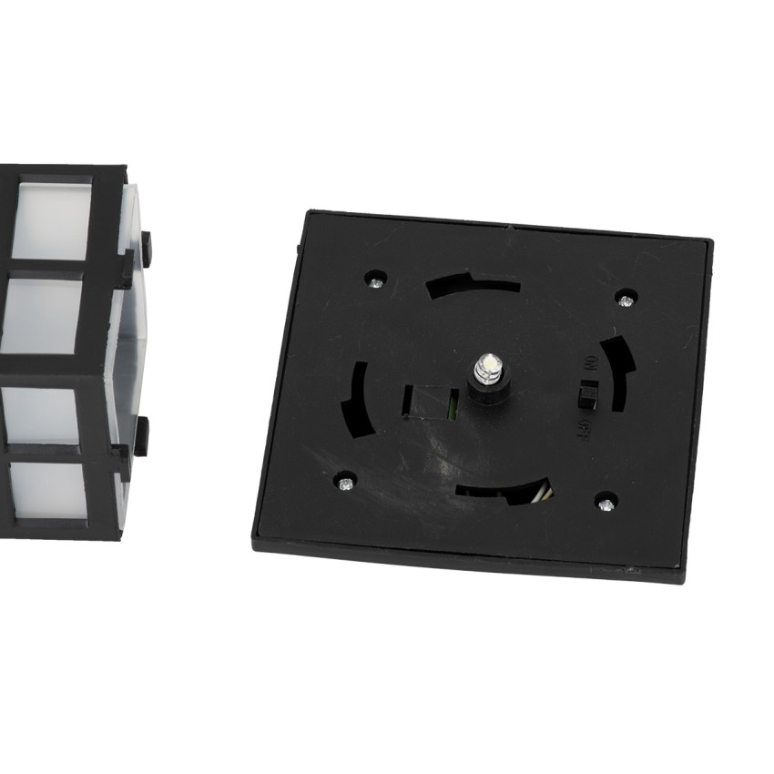 Αυτόνομο Ηλιακό Φωτιστικό LED SMD 1W 50lm με Ενσωματωμένη Μπαταρία 300mAh - Φωτοβολταϊκό Πάνελ με Αισθητήρα Ημέρας-Νύχτας Αδιάβροχο IP65 Φανάρι Κήπου Ψυχρό Λευκό 6000K