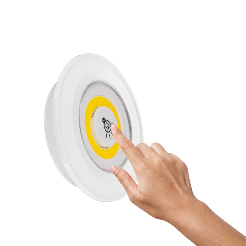GLOBOSTAR® NEONSIGN  Διακοσμητικό Φωτιστικό Τοίχου Νυκτός με RF Ασύρματο Χειριστήριο LED 6W 540lm 120° DC 3.6V με 11xAAA Μπαταρίες IP20 Θερμό Λευκό 2700K Dimmable - Μ9 x Π2.3 x Υ9cm - Πακέτο 3 Τεμαχίων