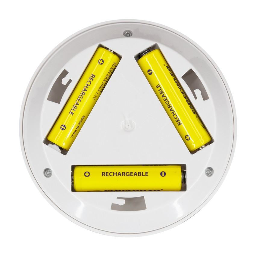 GLOBOSTAR® NEONSIGN  Διακοσμητικό Φωτιστικό Τοίχου Νυκτός με RF Ασύρματο Χειριστήριο LED 6W 540lm 120° DC 3.6V με 11xAAA Μπαταρίες IP20 Θερμό Λευκό 2700K Dimmable - Μ9 x Π2.3 x Υ9cm - Πακέτο 3 Τεμαχίων
