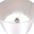 GLOBOSTAR® ASHLEY  Μοντέρνο Επιδαπέδιο Φωτιστικό με Ντουί 1 x E27 AC 220-240V IP20 - Λευκό & Μπεζ - Μ40 x Π40 x Υ145cm