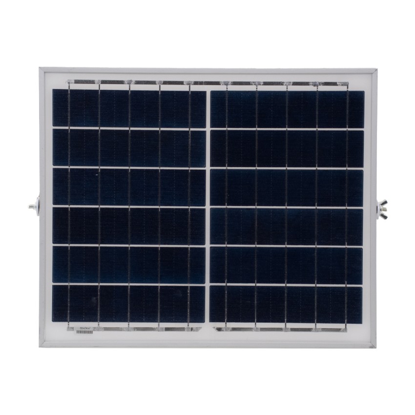 GLOBOSTAR® HERMES  Προβολέας με IR Ασύρματο Χειριστήριο LED 40W 2000lm 120° DC 5V με Φωτοβολταϊκό Panel 5V 6W & Επαναφορτιζόμενη Μπαταρία Li-ion 3.2V 5000mAh Αδιάβροχο IP66 Ψυχρό Λευκό 6000K Dimmable - Sanan SMD Chip - Μαύρο - Μ23 x Π19.5 x Υ5cm