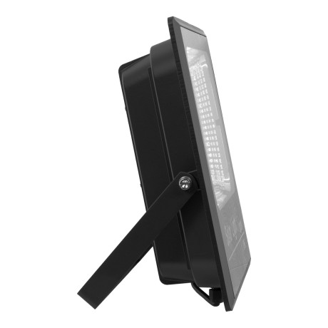 GLOBOSTAR® HERMES  Προβολέας με IR Ασύρματο Χειριστήριο LED 60W 3000lm 120° DC 5V με Φωτοβολταϊκό Panel 5V 12W & Επαναφορτιζόμενη Μπαταρία Li-ion 3.2V 10000mAh Αδιάβροχο IP66 Ψυχρό Λευκό 6000K Dimmable - Sanan SMD Chip - Μαύρο - Μ26.5 x Π22 x Υ6.5cm
