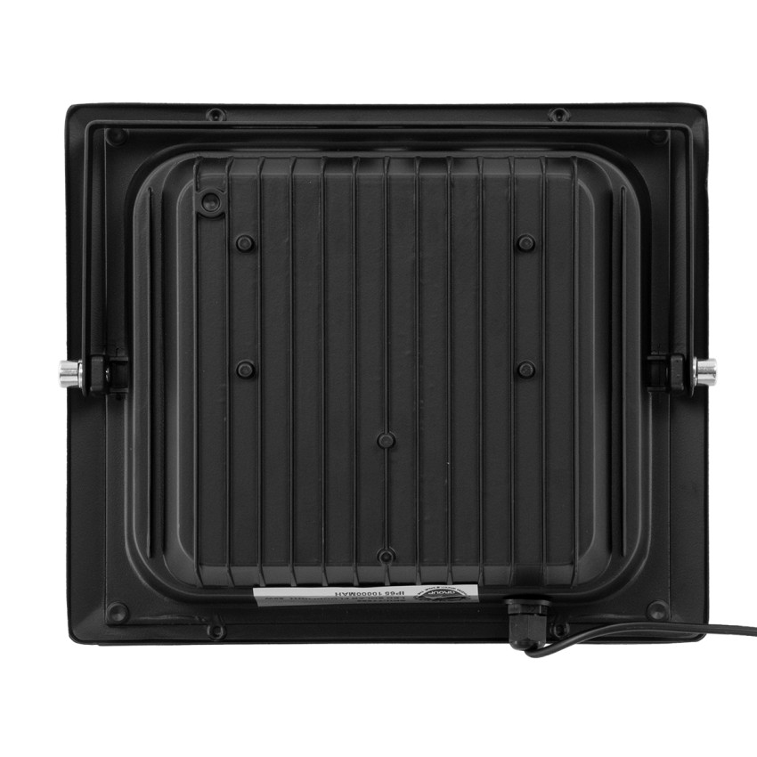 GLOBOSTAR® HERMES  Προβολέας LED 60W 600lm 120° DC 5V με Φωτοβολταϊκό Panel 5V 12W & Επαναφορτιζόμενη Μπαταρία Li-ion 3.2V 10000mAh Αδιάβροχο IP65 Ψυχρό Λευκό 6000K - Sanan Chip - Μαύρο - Μ26.5 x Π22 x Υ6.5cm