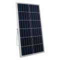 GLOBOSTAR® HERMES  Προβολέας με IR Ασύρματο Χειριστήριο LED 200W 10000lm 120° DC 5V με Φωτοβολταϊκό Panel 5V 20W & Επαναφορτιζόμενη Μπαταρία Li-ion 3.2V 20000mAh Αδιάβροχο IP66 Ψυχρό Λευκό 6000K Dimmable - Sanan SMD Chip - Μαύρο - Μ35 x Π29 x Υ7.5cm