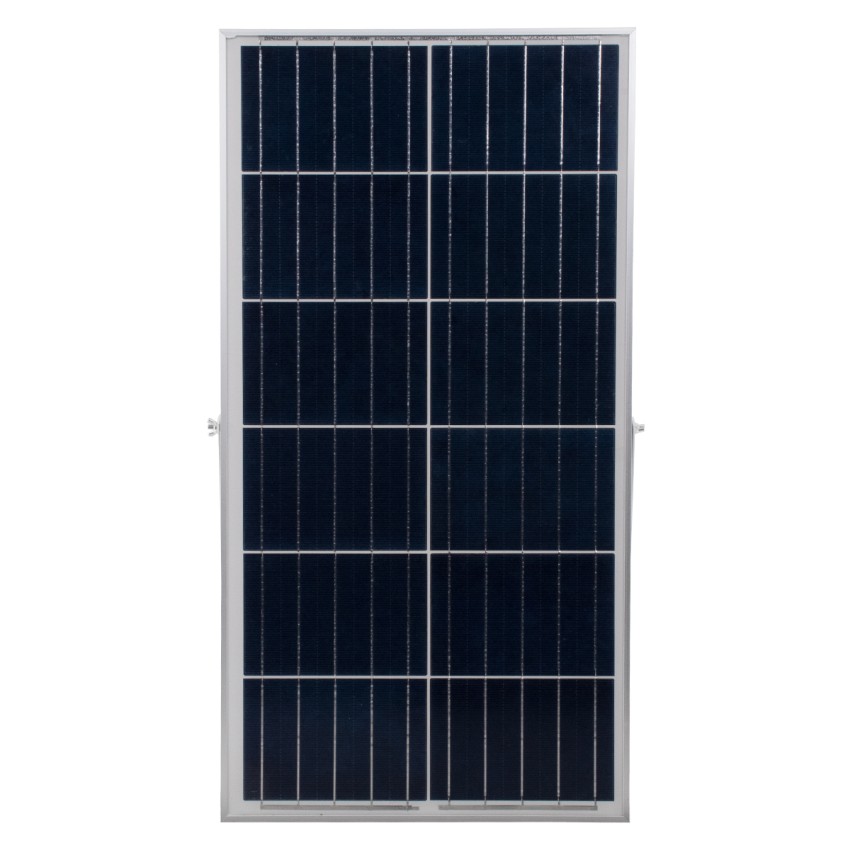 GLOBOSTAR® HERMES  Προβολέας με IR Ασύρματο Χειριστήριο LED 200W 10000lm 120° DC 5V με Φωτοβολταϊκό Panel 5V 20W & Επαναφορτιζόμενη Μπαταρία Li-ion 3.2V 20000mAh Αδιάβροχο IP66 Ψυχρό Λευκό 6000K Dimmable - Sanan SMD Chip - Μαύρο - Μ35 x Π29 x Υ7.5cm