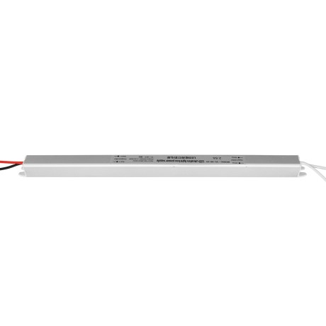 GLOBOSTAR® LUMISLIM  Τροφοδοτικό/Μετασχηματιστής PELV 60W 2.5A DC 24V IP20 - AC 220-240V σε DC 24V - Μ31 x Π1.8 x Υ1.8cm