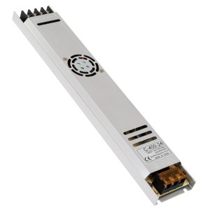 Μεταλλικό Τροφοδοτικό PELV Ultra Slim για Προϊόντα LED 400W 16.7A - AC 220-240V σε DC 24V - IP20 Μ31 x Π5.4 x Υ2.3cm