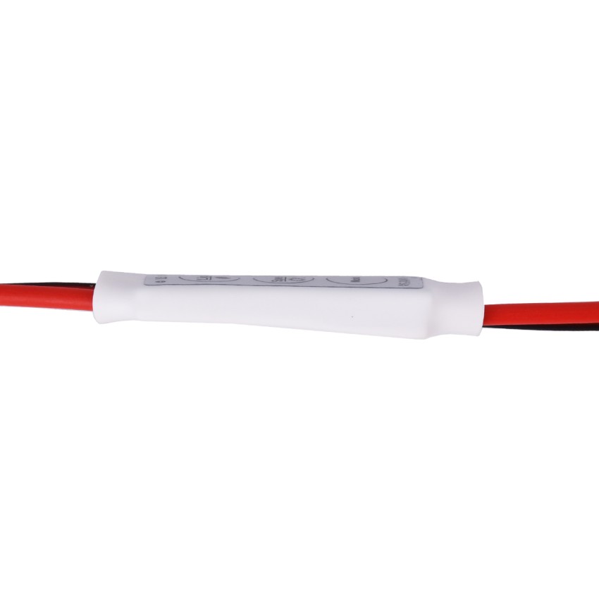 GLOBOSTAR® DIMMERANO  Διακόπτης On/Off & Dimming με 1 x 6A 144W Κανάλι DC 12-24V 6A 144W Max IP20 - Λευκό - Μ30 x Π1.3 x Υ0.6cm