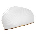 GLOBOSTAR® BOOKDECO  Μοντέρνο Επιτραπέζιο Φωτιστικό Πορτατίφ LED 4W 250lm 180° DC 5V με USB 2.0 & Επαναφορτιζόμενη Μπαταρία Li-ion 3.2V 1000mAh IP20 Πολύχρωμο RGB - Μπεζ - Μ21.5 x Π16.5 x Υ2.2cm