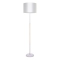 GLOBOSTAR® ASHLEY  Μοντέρνο Επιδαπέδιο Φωτιστικό με Ντουί 1 x E27 AC 220-240V IP20 - Λευκό & Μπεζ - Μ40 x Π40 x Υ145cm