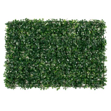 GLOBOSTAR® BUXUS  Τεχνητό Πάνελ Φυλλωσιάς / Κάθετος Κήπος Πυξάρι - Πράσινο - Μ60 x Π4 x Υ40cm
