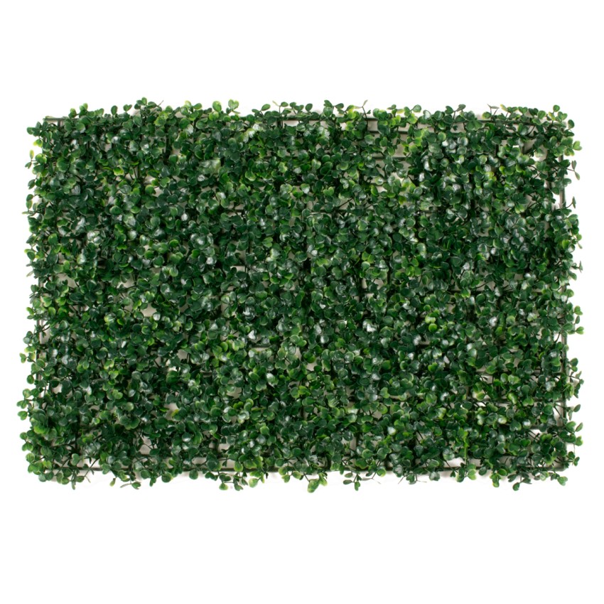 GLOBOSTAR® BUXUS  Τεχνητό Πάνελ Φυλλωσιάς / Κάθετος Κήπος Πυξάρι - Πράσινο - Μ60 x Π4 x Υ40cm