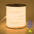 TUBE 360° Degree Neon Flex Epistar LED SMD 2835 1m 12W/m 120LED/m 1248lm/m 360° DC 24V Αδιάβροχη IP68 Θερμό Λευκό 3000K Dimmable