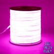 TUBE 360° Degree Neon Flex Epistar LED SMD 2835 1m 12W/m 120LED/m 1212lm/m 360° DC 230V Αδιάβροχη IP68 Ροζ Dimmable