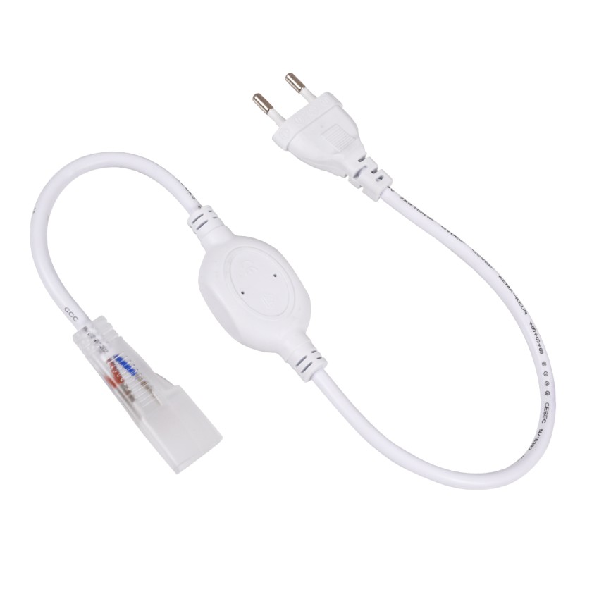 Μεταλλάκτης Τροφοδοσίας AC/DC 230V Αδιάβροχος IP68 για OVALE 120° Degree Neon Flex LED DC 230V 2 Pin Max 1500W - Έως 100 Μέτρα