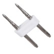 Σύνδεσμος Καρφάκι για TUBE 360°  & OVALE 120° Neon Flex LED DC 24V & DC 230V 2 Pin