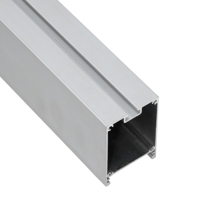 SURFACEPENDANT-PROFILE  Προφίλ Αλουμινίου - Βάση & Ψύκτρα Ταινίας LED με Λευκό Γαλακτερό Κάλυμμα - Επιφανειακή & Κρεμαστή Χρήση - Πατητό Κάλυμμα - Ασημί - 3 Μέτρα - Μ300 x Π3.5 x Υ7.4cm