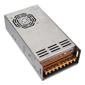 GLOBOSTAR® LUMIVOLT  Τροφοδοτικό/Μετασχηματιστής PELV 400W 16.6A DC 24V IP20 - AC 220-240V σε DC 24V / Ρυθμιζόμενo από DC 22.5V έως DC 25.5V - Μ20 x Π10 x Υ5cm