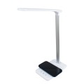 Επιτραπέζιο Φωτιστικό Πορτατίφ LED 3.5W 350lm -° DC 5V IP20 CCT Θερμό Λευκό 2700K - Φυσικό Λευκό 4500K - Ψυχρό Λευκό 6000K Dimmable Λευκό Πλαστικό με Γκρι Μέταλλο - Μ27 x Π14 x Υ51cm