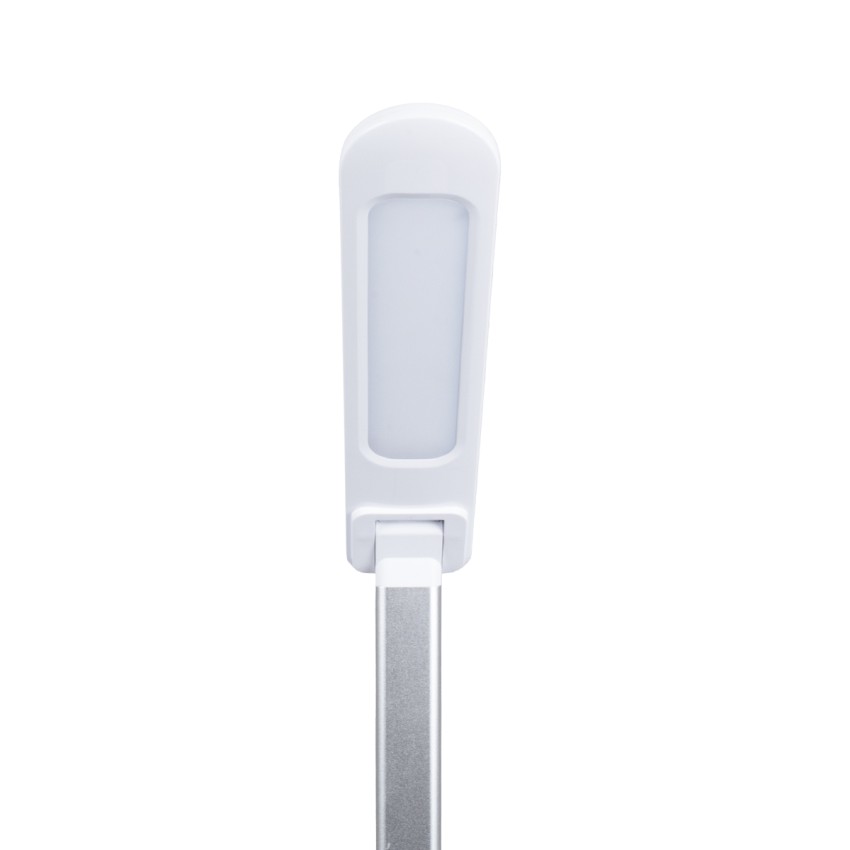 Επιτραπέζιο Φωτιστικό Πορτατίφ LED 3.5W 350lm -° DC 5V IP20 CCT Θερμό Λευκό 2700K - Φυσικό Λευκό 4500K - Ψυχρό Λευκό 6000K Dimmable Λευκό Πλαστικό με Γκρι Μέταλλο - Μ27 x Π14 x Υ51cm