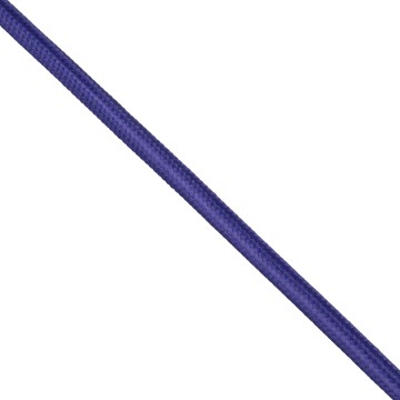 Στρογγυλό Υφασμάτινο Καλώδιο 1m 2 x 0.75mm² Μωβ