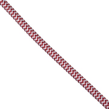 Στρογγυλό Υφασμάτινο Καλώδιο 1m 2 x 0.75mm² Dublo Άσπρο Κόκκινο