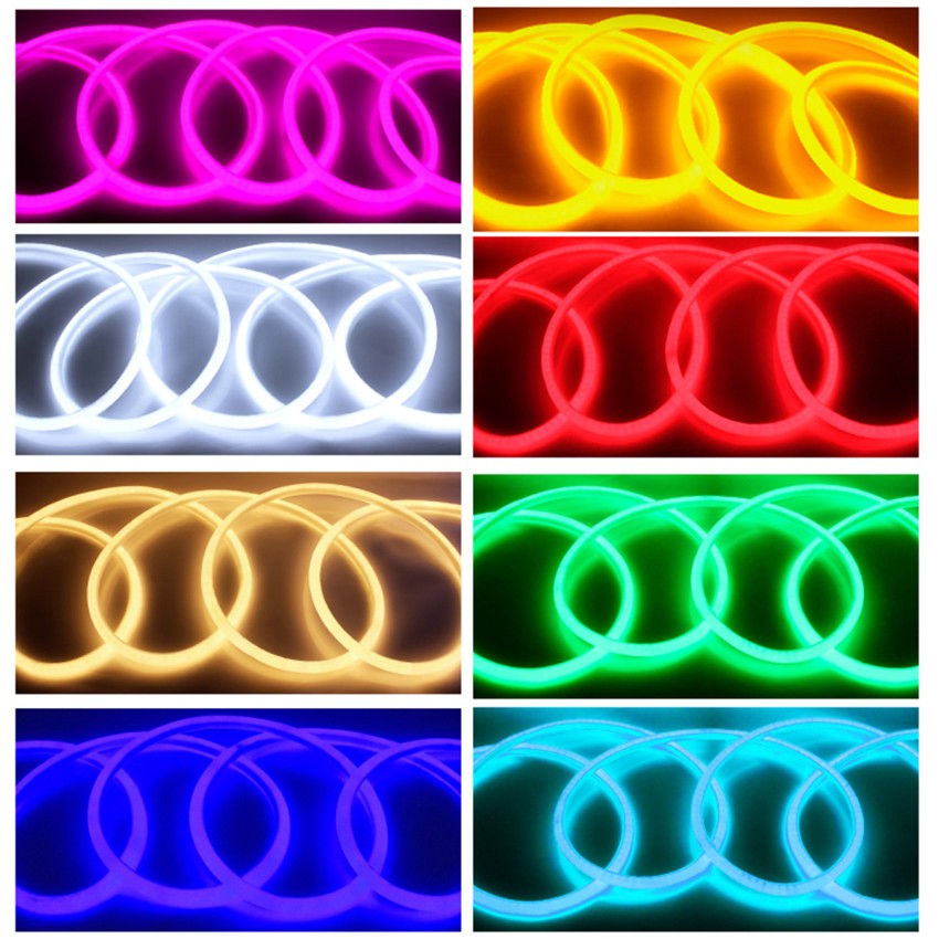 TUBE 360° Degree Neon Flex Epistar LED SMD 2835 1m 12W/m 120LED/m 1212lm/m 360° DC 24V Αδιάβροχη IP68 Πράσινο Dimmable